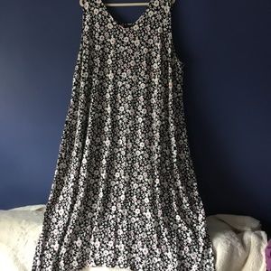 J. Jill Maxi Dress Sleeveless v-neck